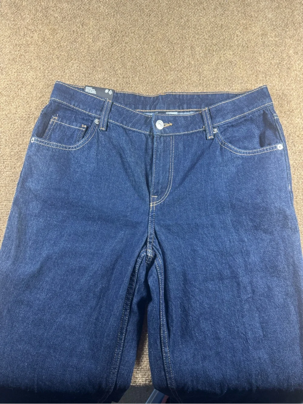 Divided H&M Flare Leg Mid Waist Dark Denim Stretch Jeans Women's Size 10 NEW NWT